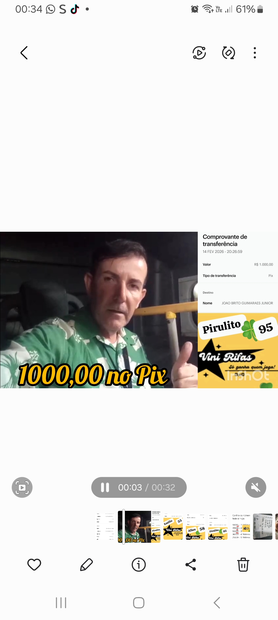 Vini Rifas - Vini rifas edição 0134