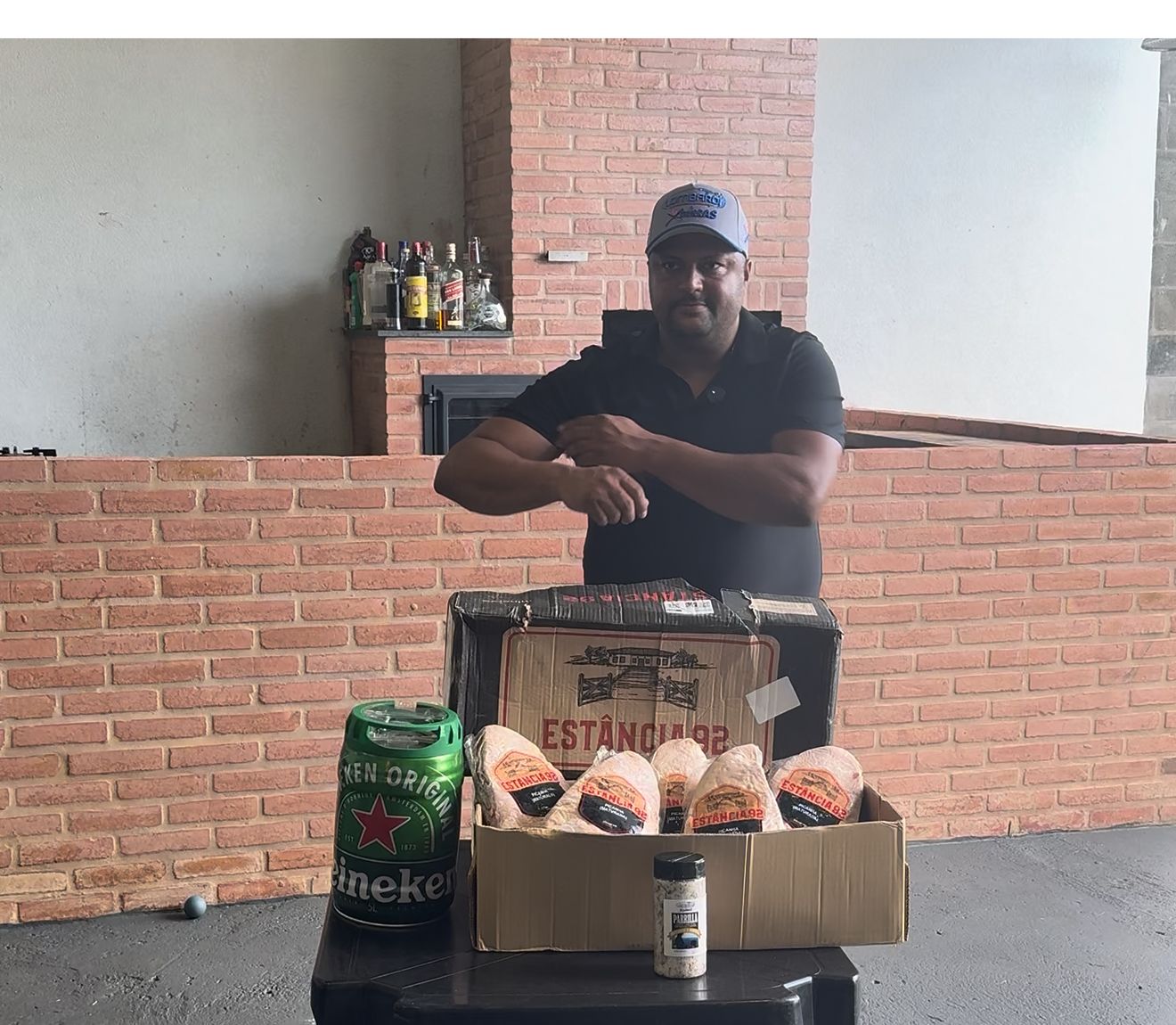 André Henrique de Oliveira Lombardi - 1caixa de picanha estância 92 + chopp + sal + boné