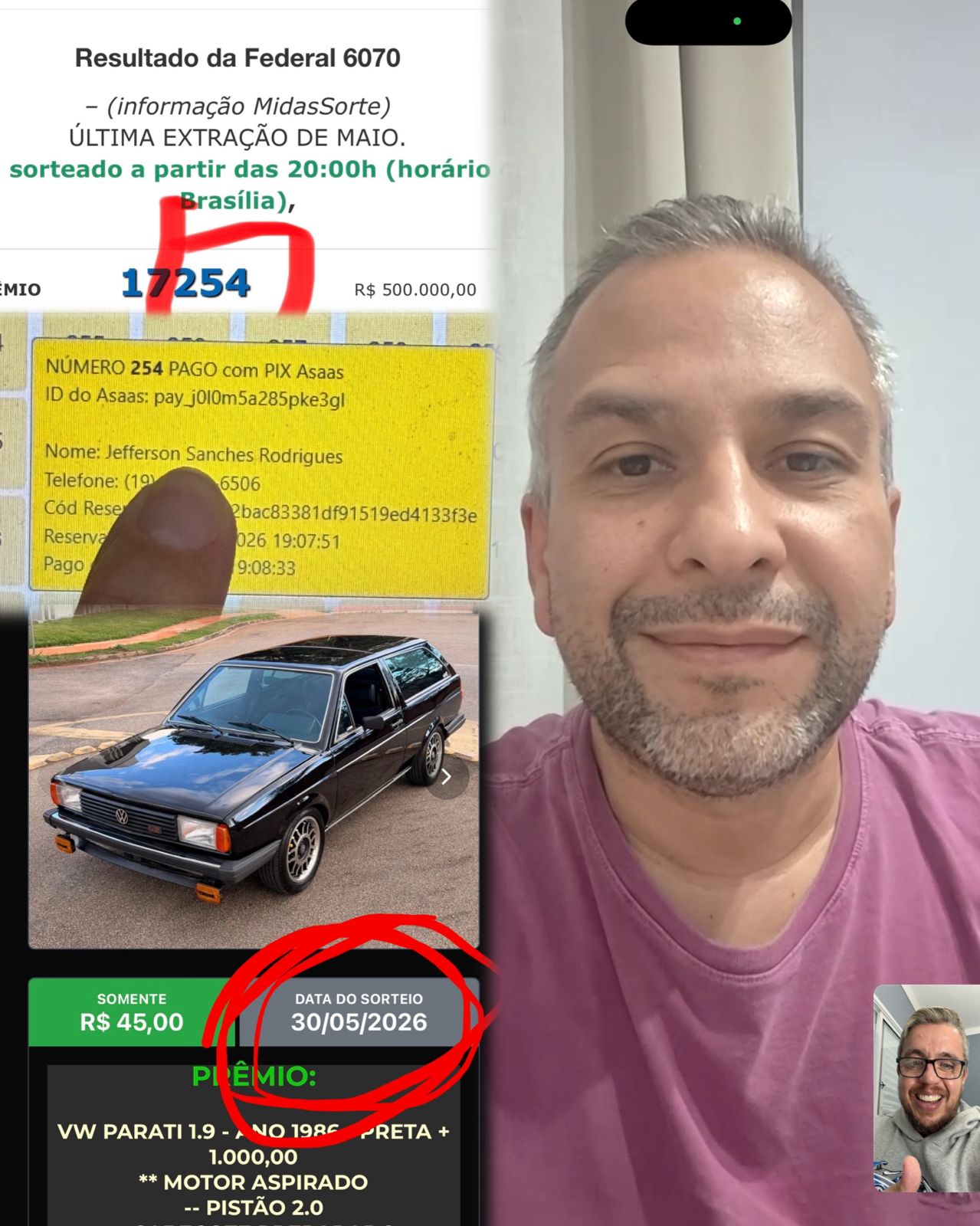 Aurelio Amaral - Vw parati 1986 - motor 1.9 aspirado ou 21mil pix