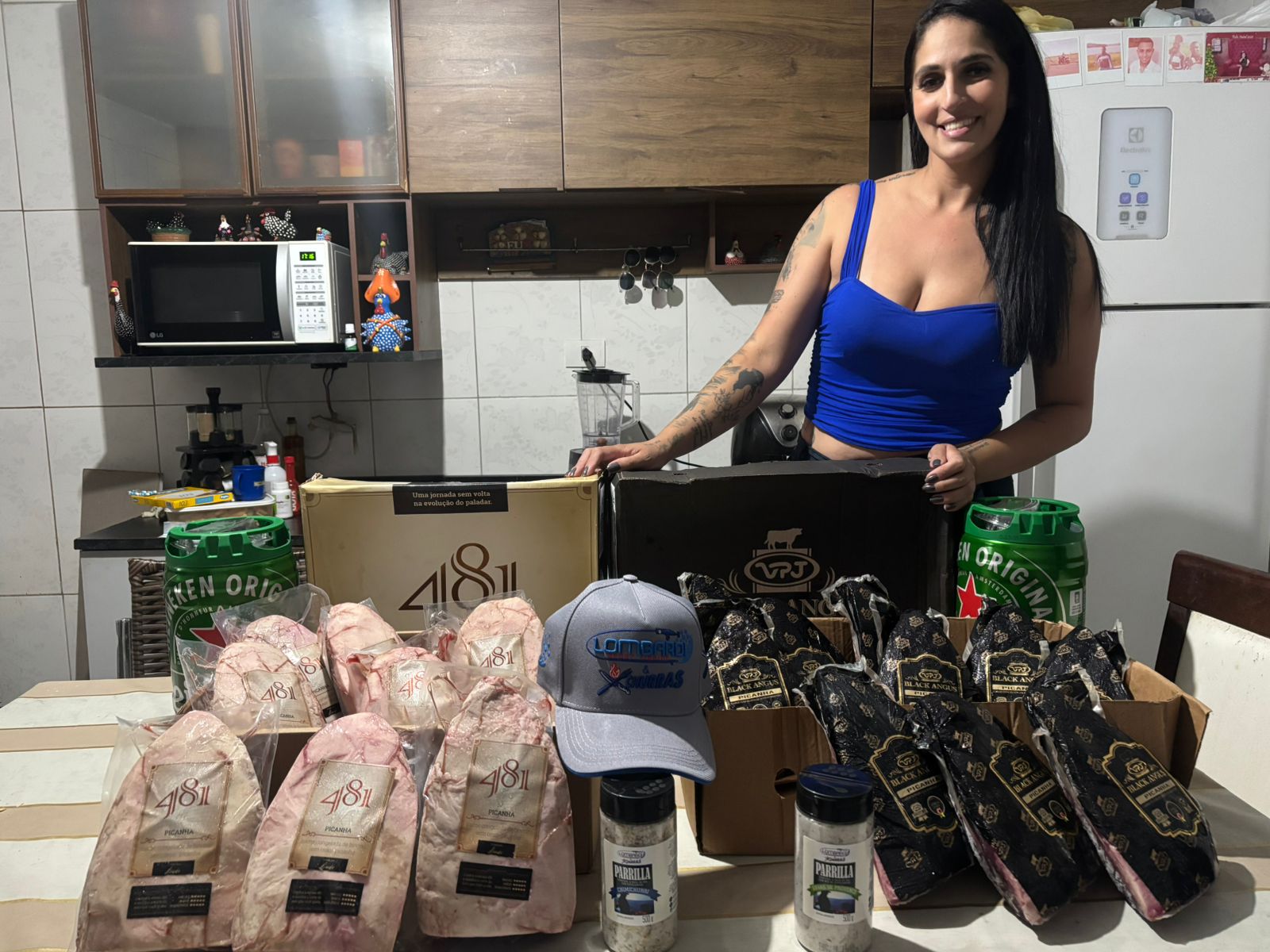 André Henrique de Oliveira Lombardi - 1cx. picanha black angus vpj + chopp + sal + boné