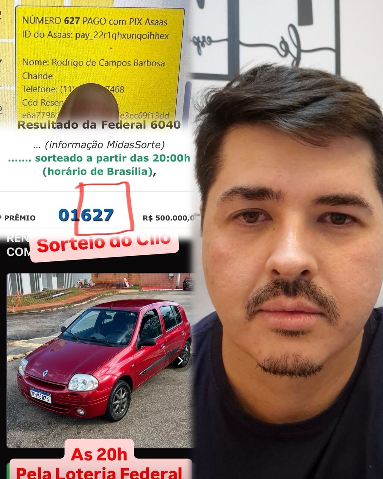 Aurelio Amaral - Renault clio rt 1.0 16v completo original