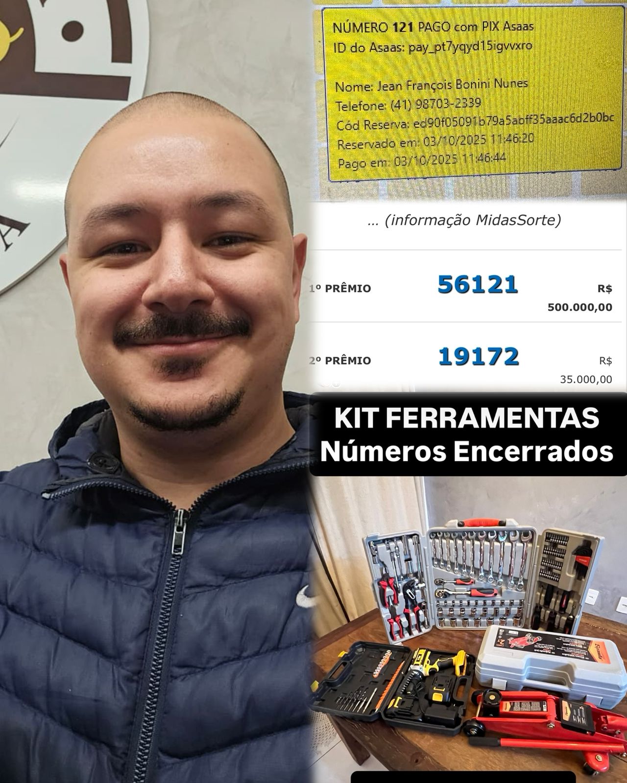 Kit 13 - ferramentas do lasanheiro maleta macaco p