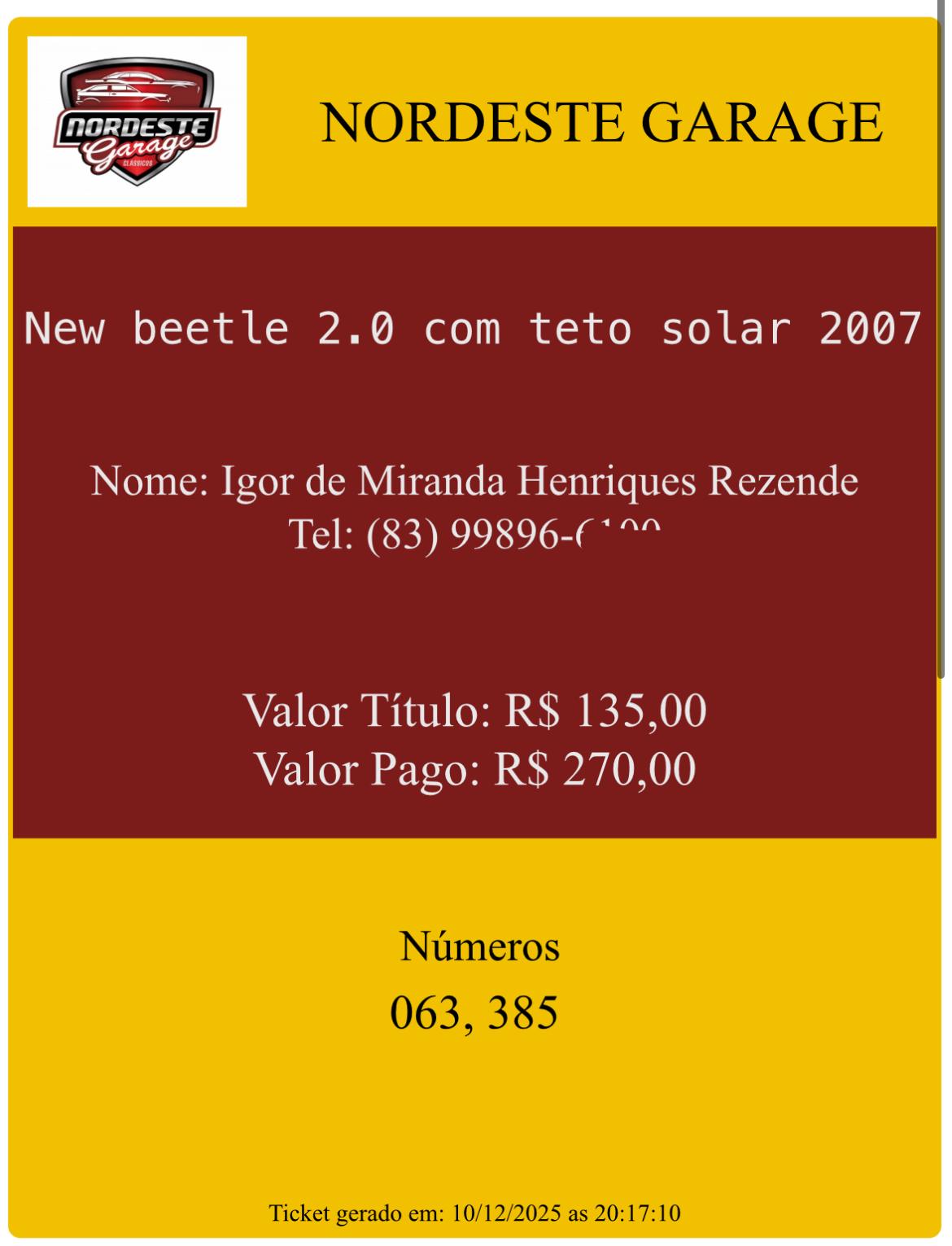 Nordeste Garage - New beetle 2.0 com teto solar 2007