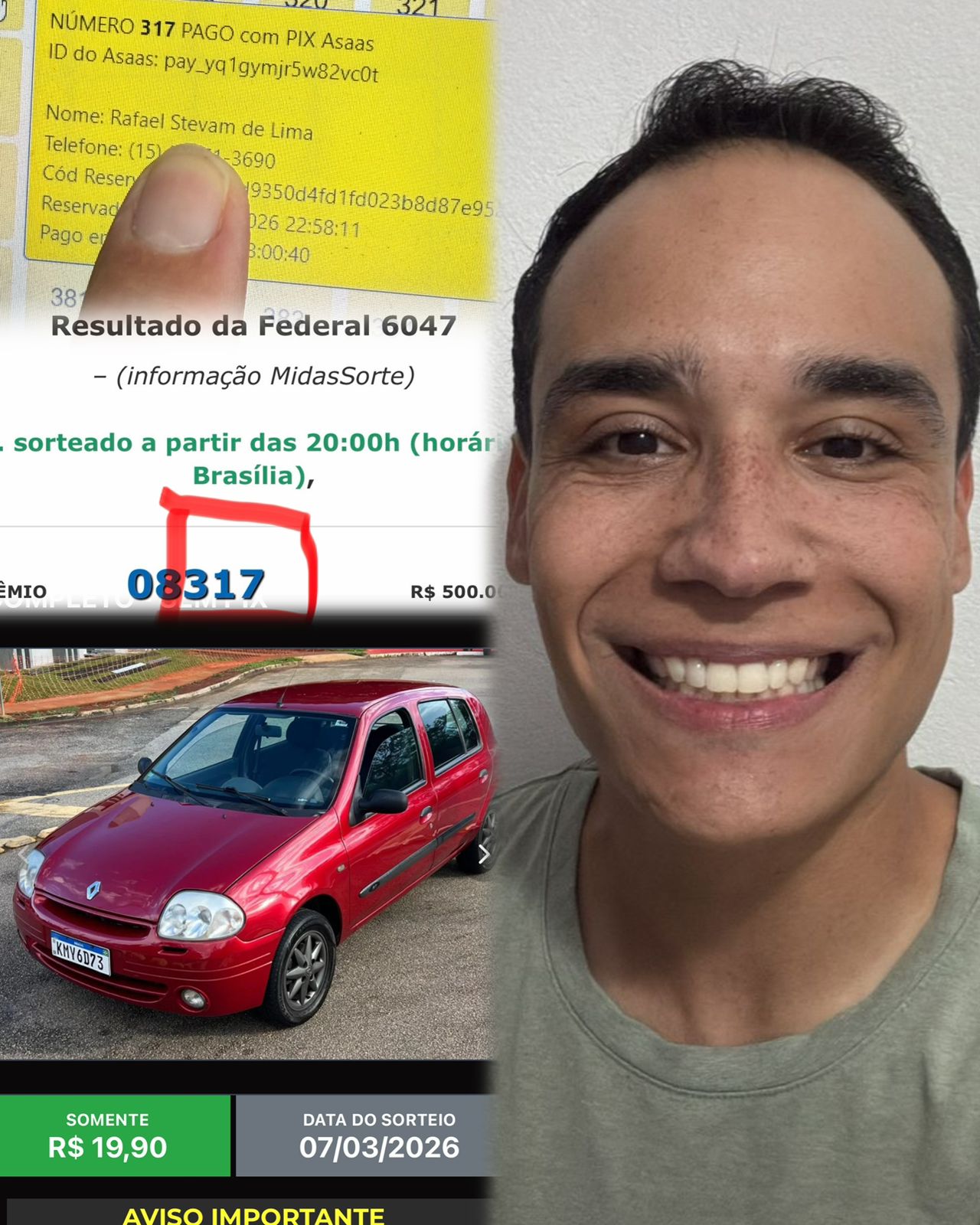 Aurelio Amaral - A missão do renault clio rt 1.0 completo - sem pix