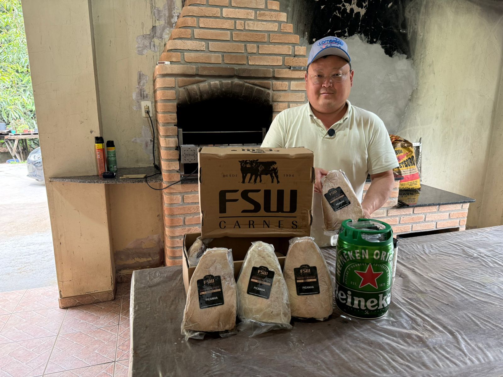 André Henrique de Oliveira Lombardi - 1 cx.de picanha angus fsw + chopp + sal + boné