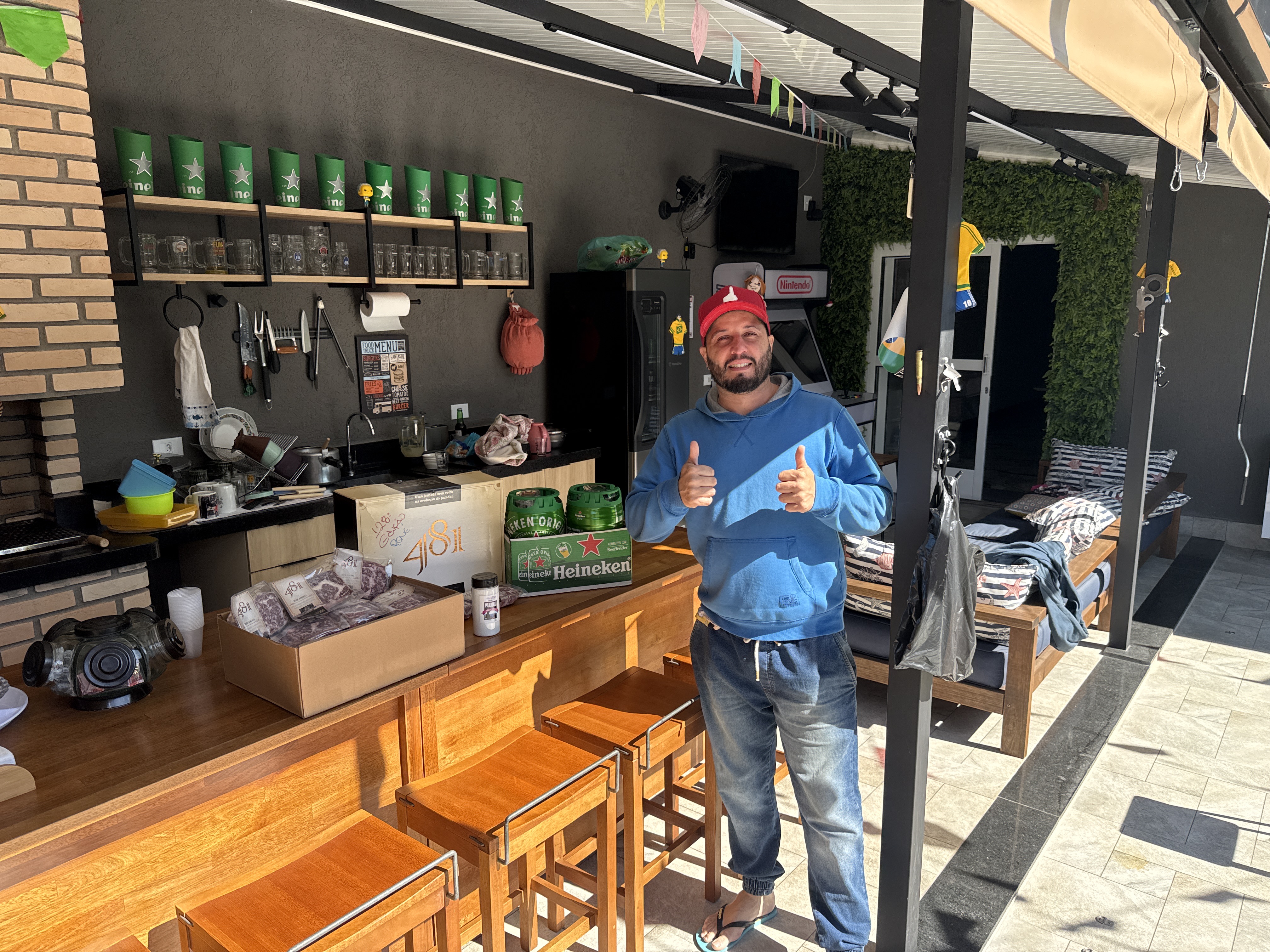Lombardi Clássicos - 1 caixa de bife ancho 481, 2 chopp, 1 sal parrilla