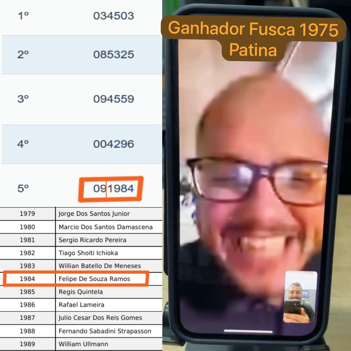 Rafael Polierter - Ação entre amigos - fusca 1975 patina