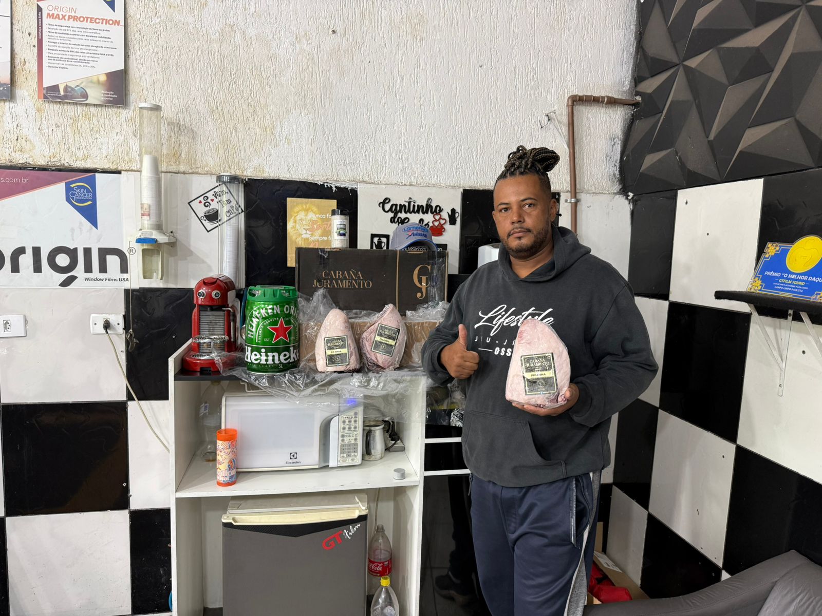 André Henrique de Oliveira Lombardi - 1cx. picanha cabanã juramento + chopp + sal + boné