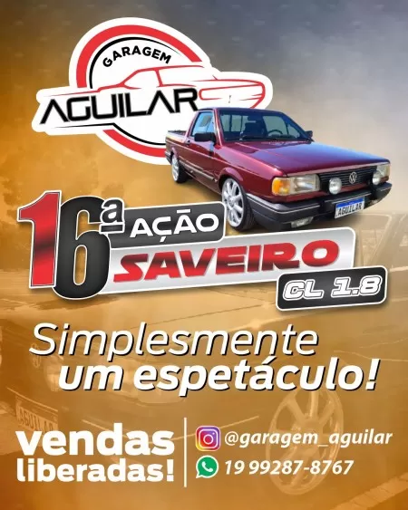 16? a??o garagem aguilar saveiro 96 cl 1.8 ap