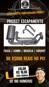 Escapamento project saida lateral ou?600 no pix