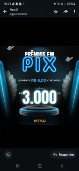 No Stilo Premiações - Valendo 3k no pix