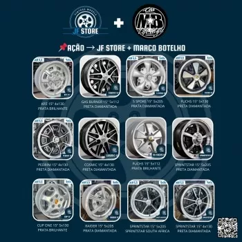 Jogo de roda aro 15 - ganhador escolhe