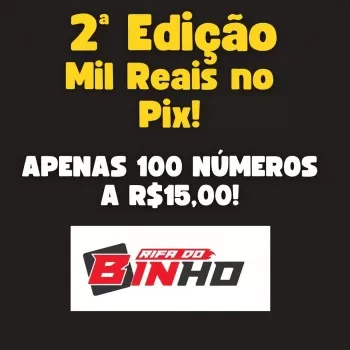 2º de 100 números valendo mil reais no pix