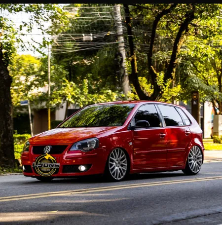 STUDIO LYONS - Vw polo 1.6 2009 vermelho flash completo
