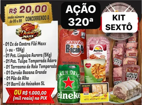 Dejair maxx - Ação 320ª kit sextô garantido ou 1k