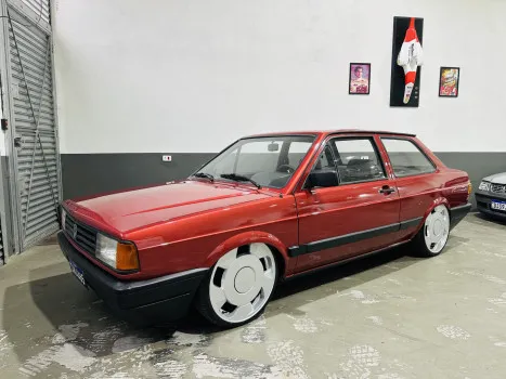 Garage vw - Voyage gl placa preta 1990 vermelho fênix ou 25k