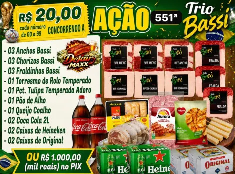 Dejair maxx - Ação 551ª trio de bassi ou 1k