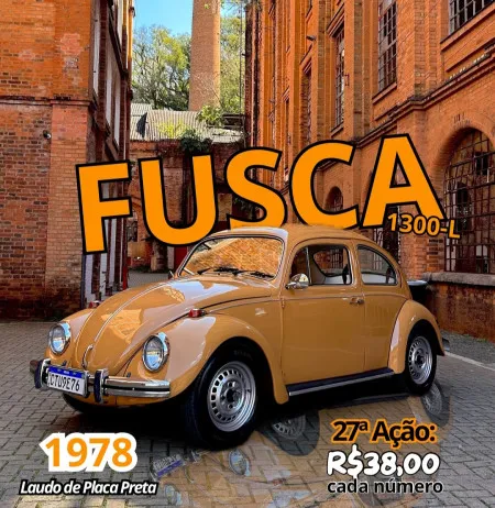 Meu novo carro antigo - 27° ação fusca 1978 marrom saveiro + placa preta