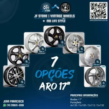 Jogo de roda aro 17 - ganhador escolhe modelo