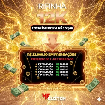 hfcustom - 3.474° rifinha valendo r$ 12.000,00 no pix