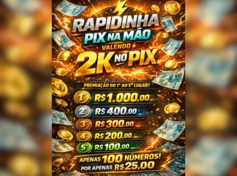 Sorteios Amante dos Baixos - 6º rapidinha pix na mão valendo 2k