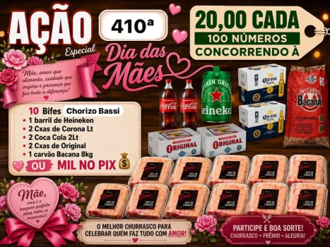 Dejair maxx - Ação 410a combo 10 chorizos bassi ou 1k no pix