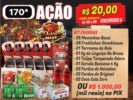 Dejair maxx - Ação 170ª kit sextô com maminha ou 1k