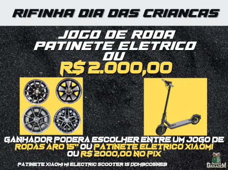 Jogo de roda ou patinete xiaomi top ou 2k no pix