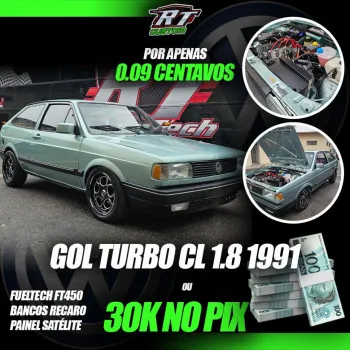 Gol turbo 1.8 ft450 1991 ou 30k no pix