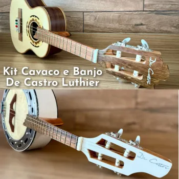 Ação 594=banjo, cavaco, violão ou kit cava & banjo