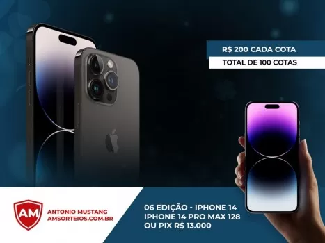 6? edi??o iphone 14 pro max ou pix 13.000,00 mil