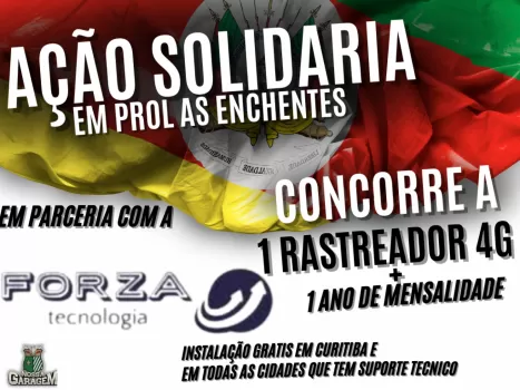 Ação solidaria - valendo 1 rastreador 4g forza!!