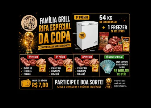Vinicius Gabriel Martins Vinicius - Especial copa freezer 105l + 54kg de churrasco