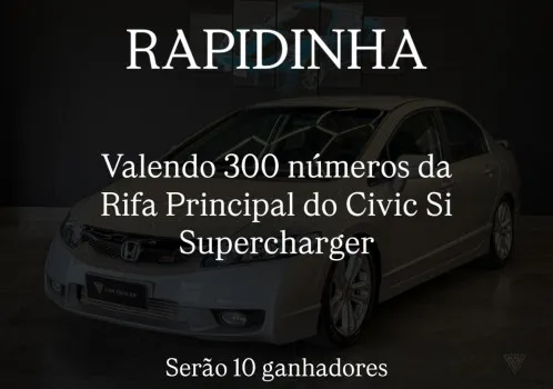 1º rapidinha valendo 300 números civic si