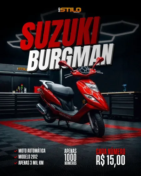No Stilo Premiações - Suzuki burgman i 2012