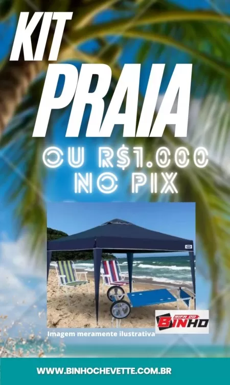 Kit praia ou mil reais no pix