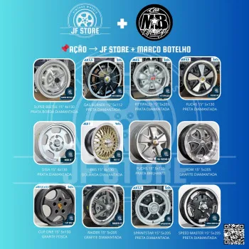 Jogo de roda aro 15 - ganhador escolhe