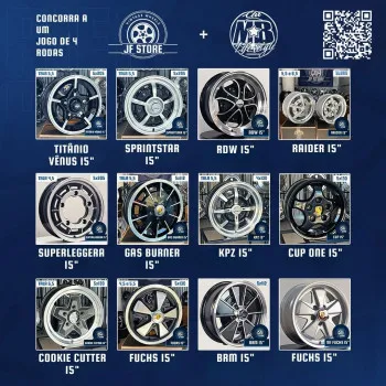 Jogo de roda aro 15 - ganhador escolhe