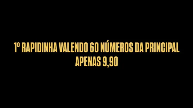 TEJOTA SORTEIOS - 1º rapidinha valendo 60 numeros da principal