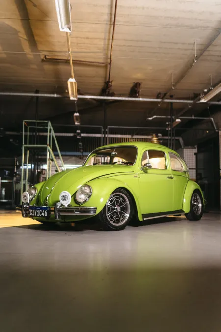 Expresso89 | Ações - 1ª ação - fusca 1500 verde guarujá