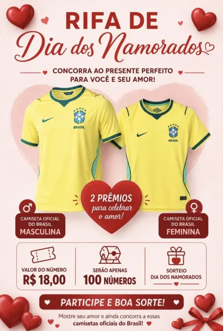Sorteio dia dos namorados