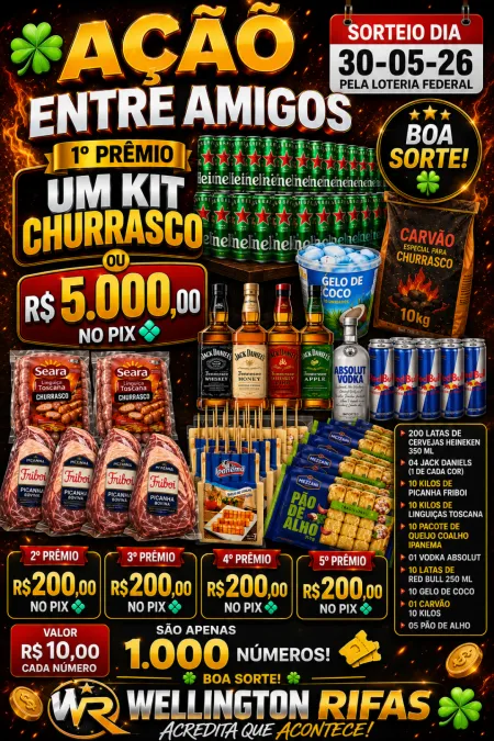 wacotas - Kit churrasco ou r$5.000,00 no pix