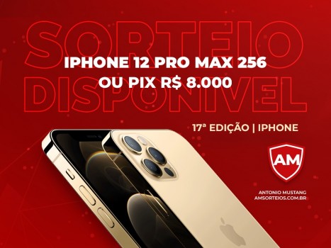 17? edi??o iphone 12 pro max ou pix 8.000,00