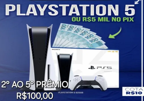 wacotas - Playstation 05 ou pix de r$5.000,00