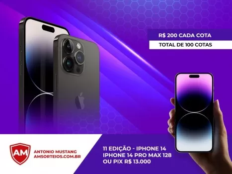 11? edi??o iphone 14 pro max ou pix 13.000,00 mil