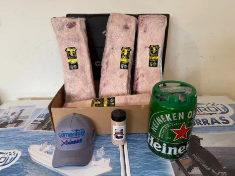 André Henrique de Oliveira Lombardi - 1cx.chorizo angus cara preta + chopp + sal + boné