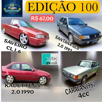 fbquadrados - Ed.100-kadettgs /saveiroturbo /caravan/santana/29k