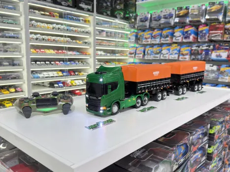 Minis Evolution - Scania ntg rodotrem de controle remoto 1/32