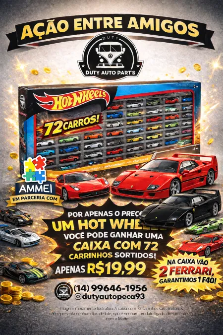 Duty Autoparts - Caixa hot wheels