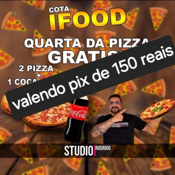 Rodrigo Custom - Ifood grátis - valendo pix de r$ 150,00 no